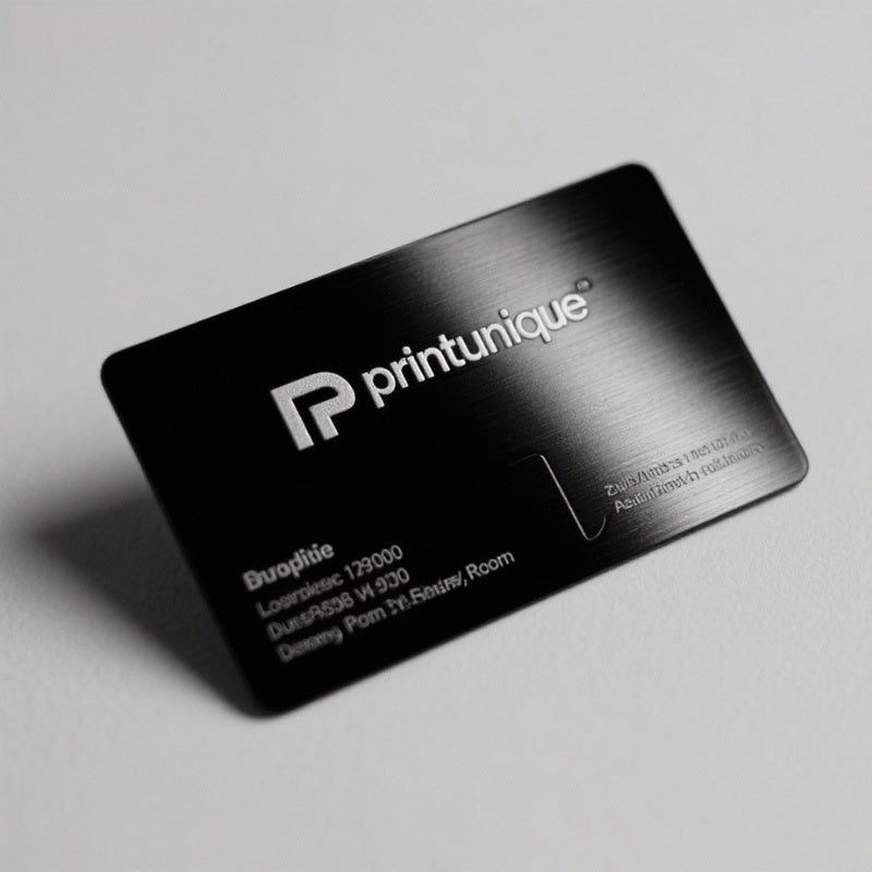 Matte Black Business Cards