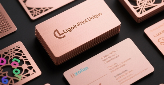 Shine with Success: Brass Metal Business Cards