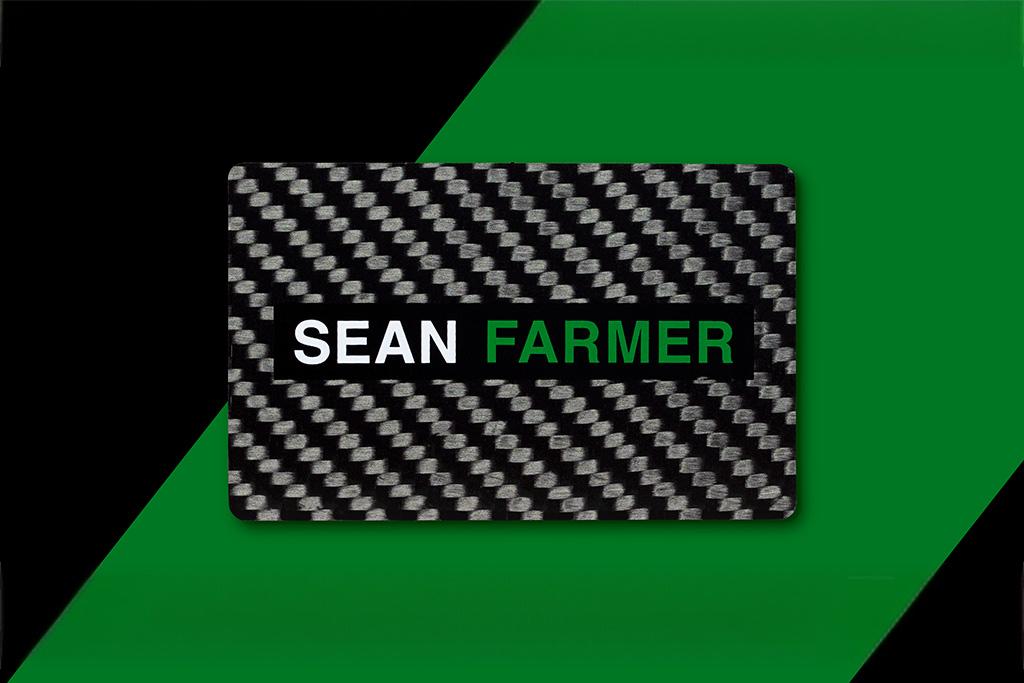 Carbon Fiber Business Cards